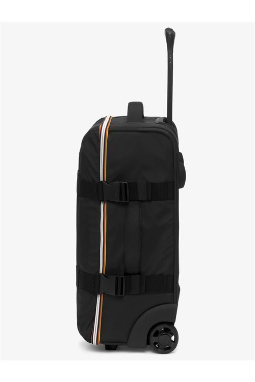 Bagaglio Trolley Cabina Unisex Nero Grigio con Tasche Organizzative K-WAY | Trolley | BLOSSAC SY05
