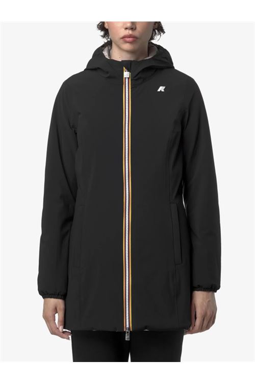 GIUBBOTTO K-WAY | Giubbotto | DENISE ST WARM DOUBLEBC9 BLACK PURE-BEIGE CASHMERE