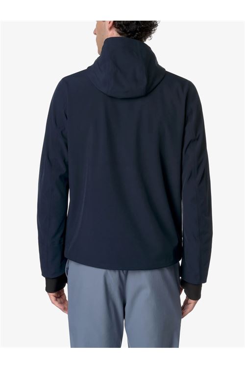 Giacca Corto Uomo Urban Blu con Tre Strati di Resistenza all'Acqua K-WAY | Giubbotto | JACKO BONDEDA2B