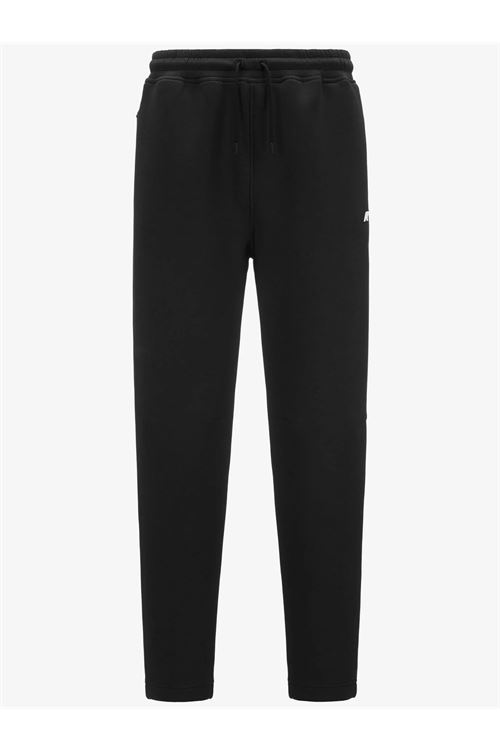 Pantaloni Sportivi da Jogging Uomo Neri e Grigi con Vita e Polsini Elasticizzati K-WAY | Pantalone | MICKA SPACERUSY