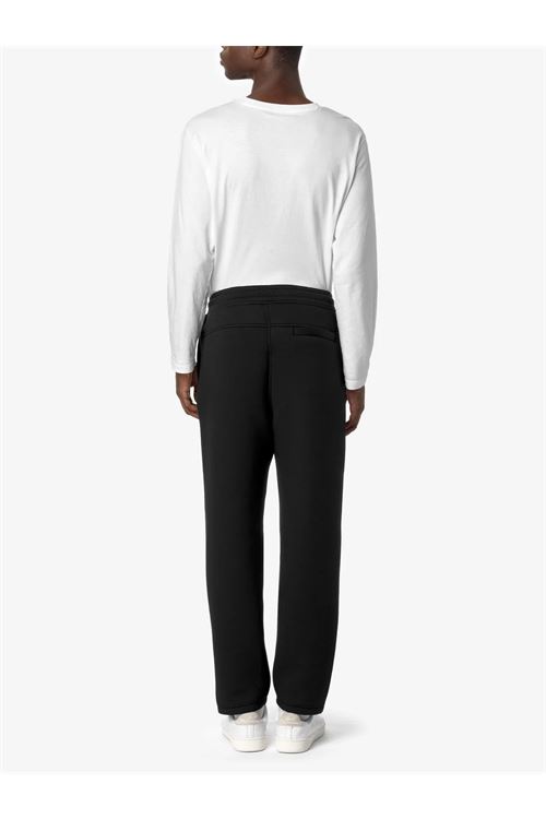 Pantaloni Sportivi da Jogging Uomo Neri e Grigi con Vita e Polsini Elasticizzati K-WAY | Pantalone | MICKA SPACERUSY