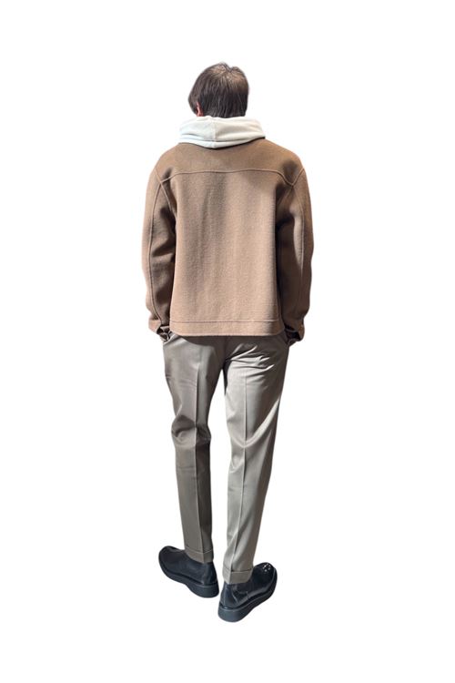 Giacca lana marrone LOW BRAND | Giacca | 66838M041