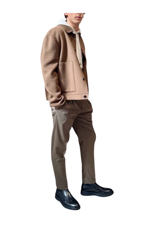 Giacca lana marrone LOW BRAND | Giacca | 66838M041