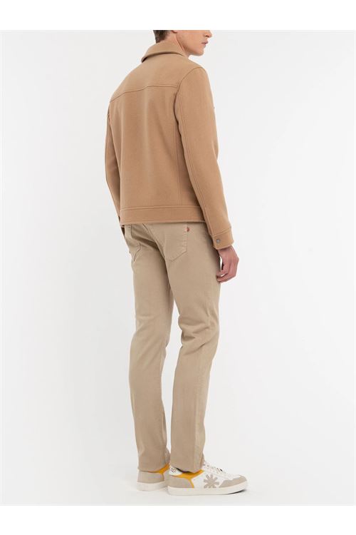 giubbino panno misto lana beige MANUEL RITZ | Giubbotto | H8410C-25373824