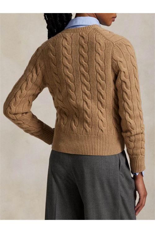 CARDIGAN RALPH LAUREN | Cardigan | 211972100400CAMEL MELANGE