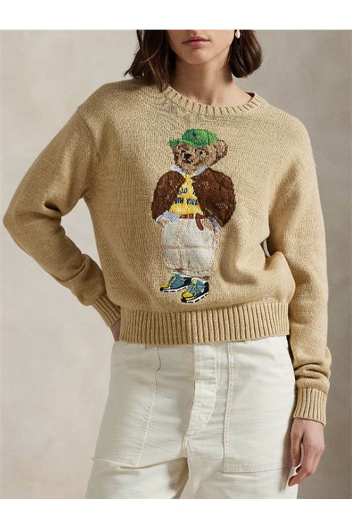 PULLOVER RALPH LAUREN | Pullover | 211972121001TAN MULTI