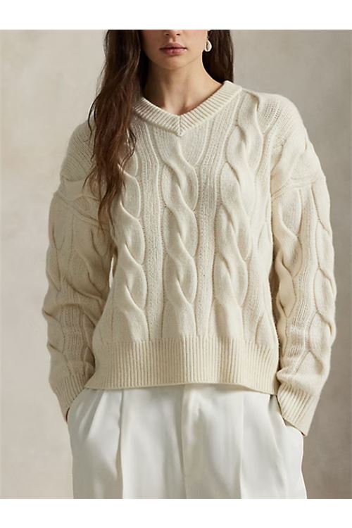 PULLOVER RALPH LAUREN | Pullover | 211972127001AUTHENTIC CREAM