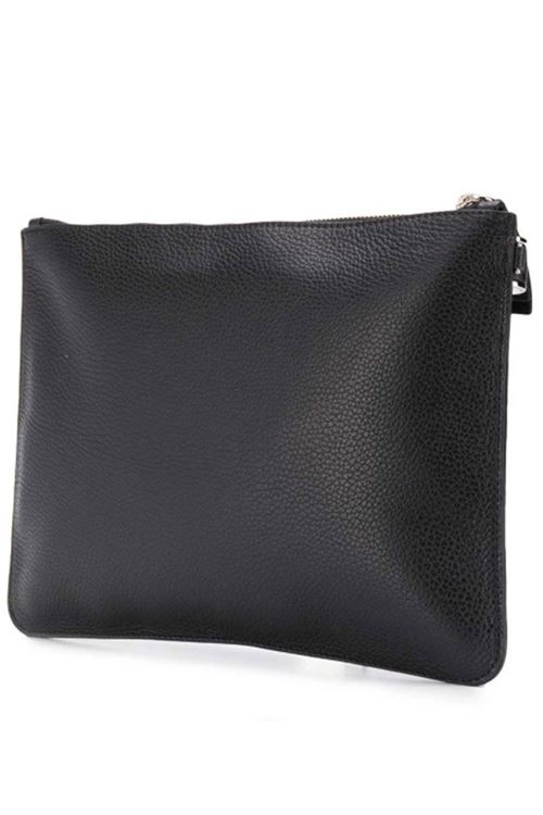 Busta grande Frog in pelle micron ORCIANI | Pochette | SU0096NERO