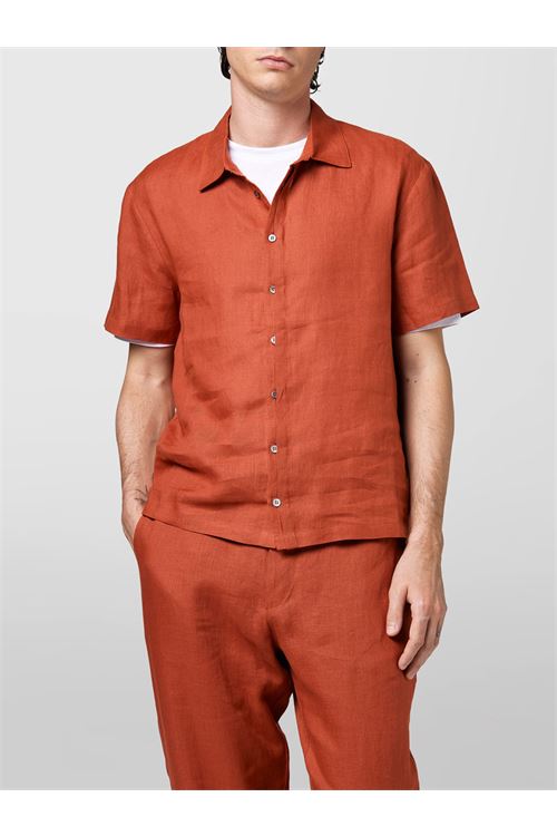 CAMICIA IN LINO ALPHA STUDIO | Camicia | AU-5375L1011