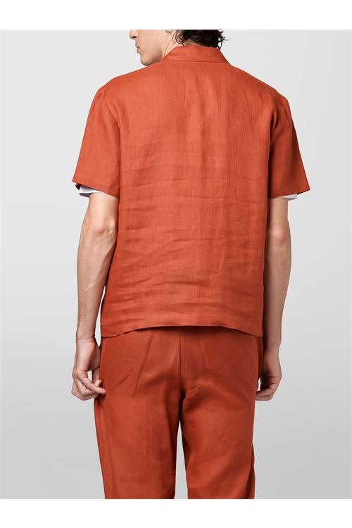 CAMICIA IN LINO ALPHA STUDIO | Camicia | AU-5375L1011