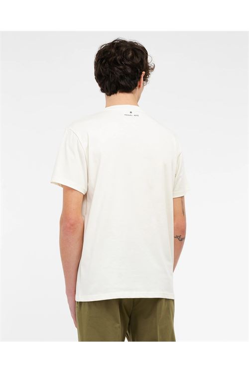 t-shirt ``cocktail`` in jersey di cotone bianco MANUEL RITZ | T-shirt | M573-26326402