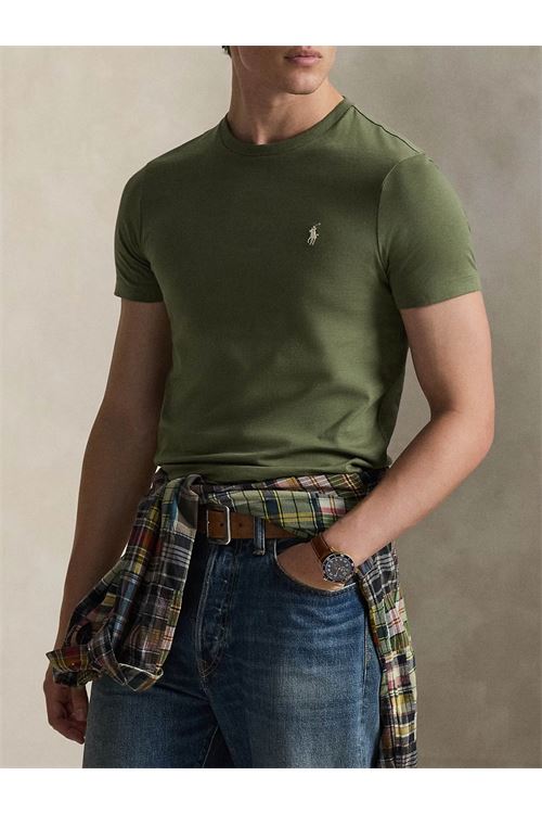 Maglietta in jersey Custom Slim-Fit RALPH LAUREN | T-shirt | 710671438522