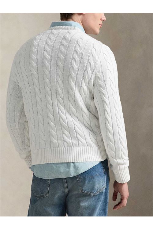 Maglione in cotone a trecce RALPH LAUREN | Maglia | 710775885033