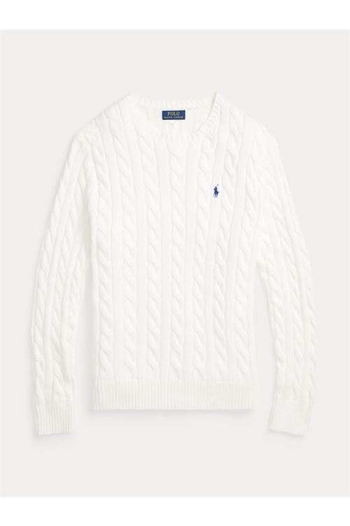 Maglione in cotone a trecce RALPH LAUREN | Maglia | 710775885033