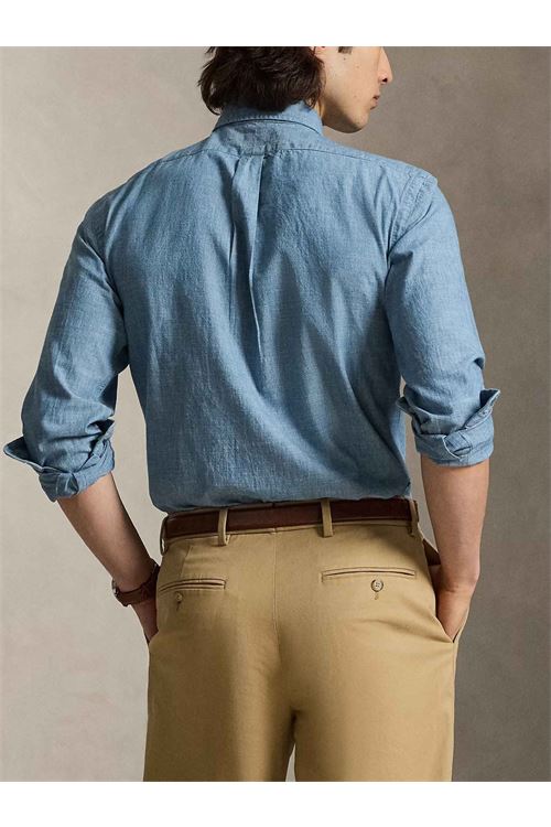 Camicia in chambray Custom-Fit RALPH LAUREN | Camicia | 710792042001