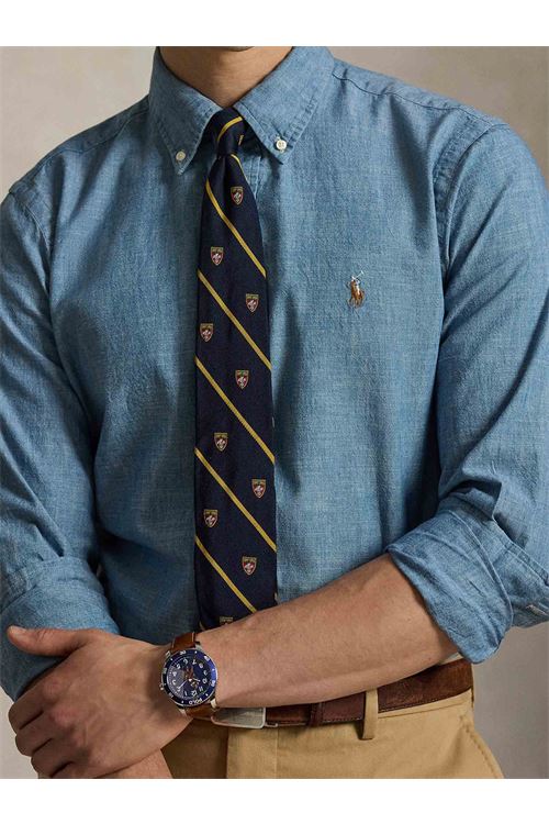 Camicia in chambray Custom-Fit RALPH LAUREN | Camicia | 710792042001