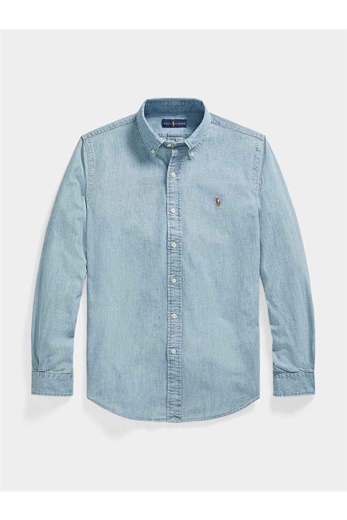 Camicia in chambray Custom-Fit RALPH LAUREN | Camicia | 710792042001