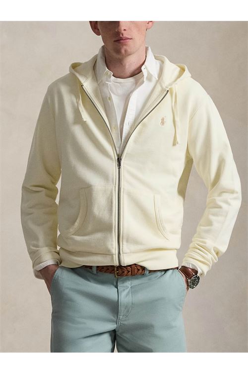 Felpa con cappuccio in cotone loopback RALPH LAUREN | Felpa | 710916692500
