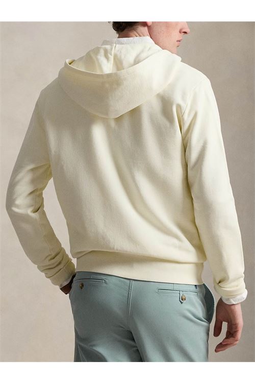 Felpa con cappuccio in cotone loopback RALPH LAUREN | Felpa | 710916692500
