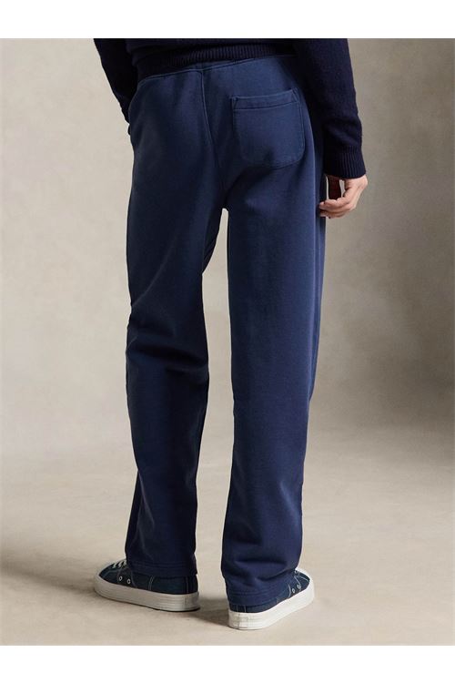 Pantaloni in felpa con coulisse loopback RALPH LAUREN | Pantalone | 710951756002
