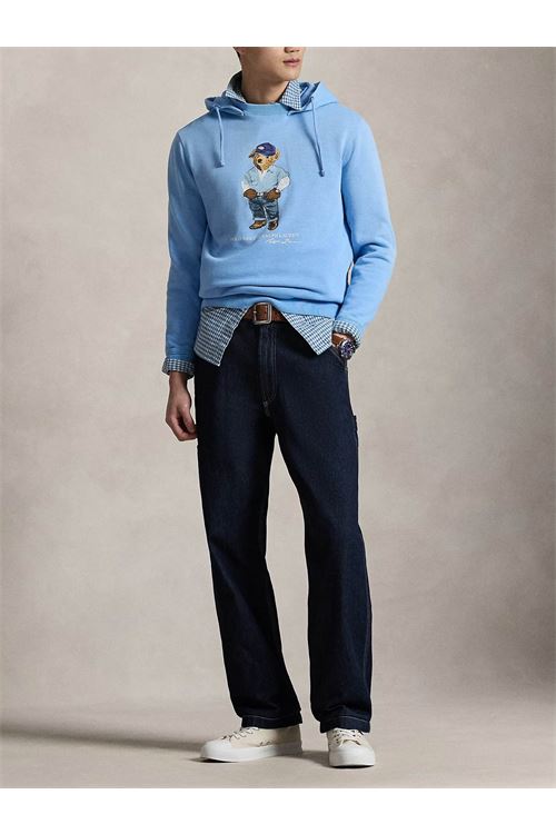 Felpa con cappuccio in pile Polo Bear RALPH LAUREN | Felpa | 710B14619001