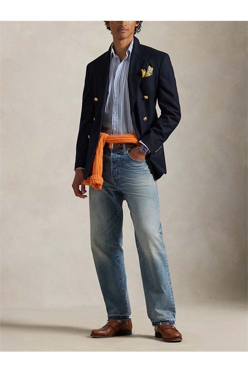 Camicia in popeline a righe Custom-Fit RALPH LAUREN | Camicia | 710B15595008