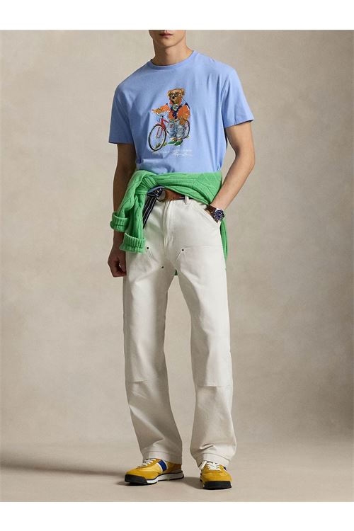 Maglietta Polo Bear Custom Slim-Fit RALPH LAUREN | T-shirt | 710B16612001