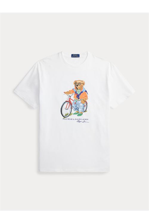 Maglietta Polo Bear Custom Slim-Fit RALPH LAUREN | T-shirt | 710B16612002