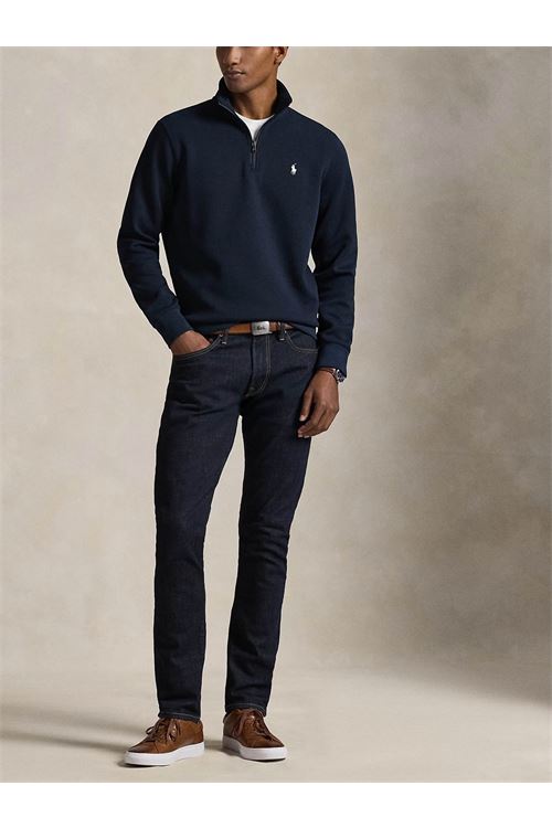 Pullover a maglia doppia con cerniera RALPH LAUREN | Felpa | 710P06234002