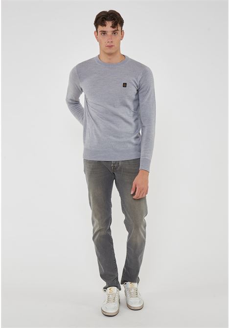 Bennet Wash Pullover Grigio Melange Refrigiwear | BENNETI06321