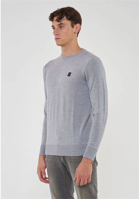 Bennet Wash Pullover Grigio Melange Refrigiwear | BENNETI06321