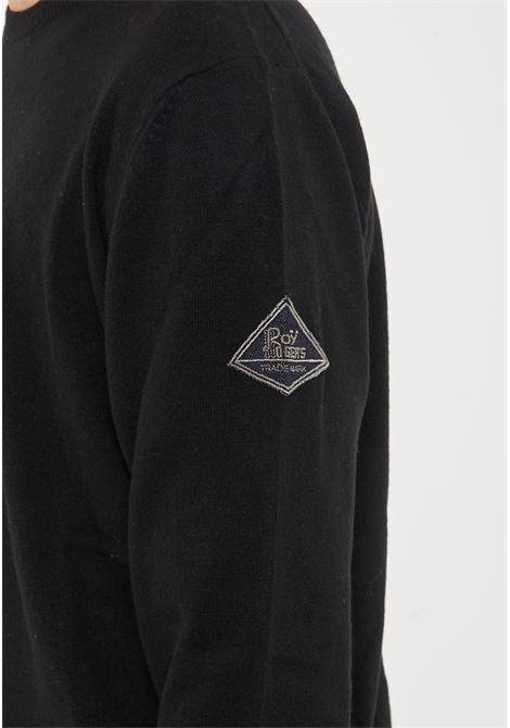Pullover Girocollo Crew Basic Man Black Roy Roger's | CREW NECKMANC0020