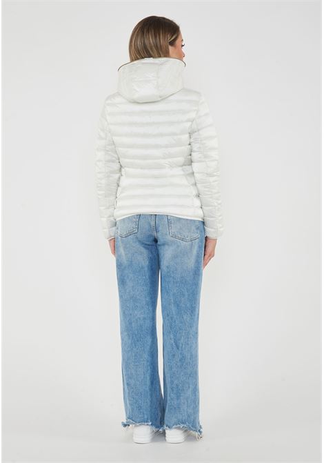 Piumino Animal Free Con Cappuccio Donna Alexis Off White Save The Duck | ALEXIS IRIS2100002