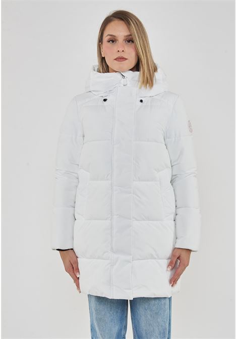 Parka Donna Con Cappuccio Bethany White Save The Duck | BETHANY LEAF2100000