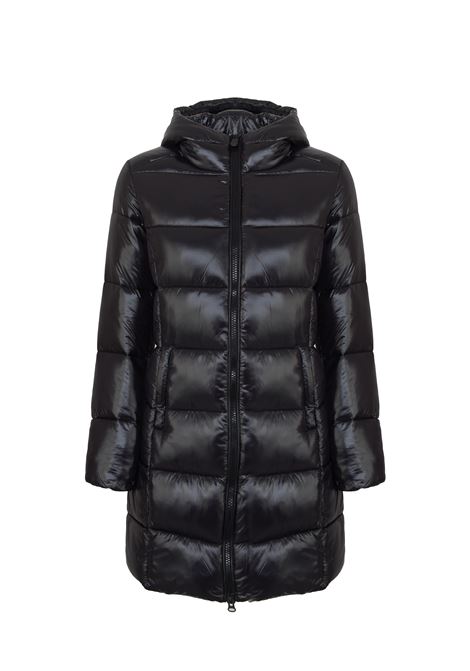 Giacca Lunga Donna Ines Nero Save The Duck | INES LOVE2110000
