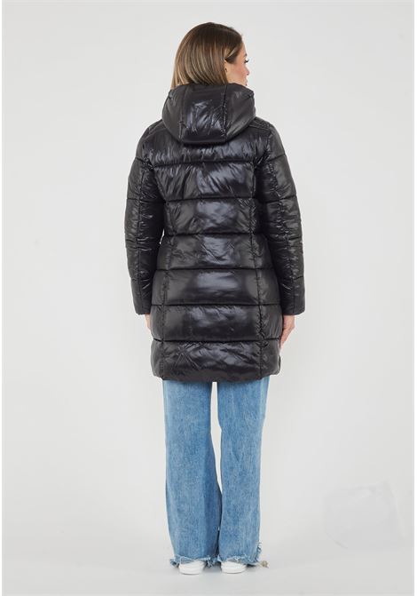 Giacca Lunga Donna Ines Nero Save The Duck | INES LOVE2110000