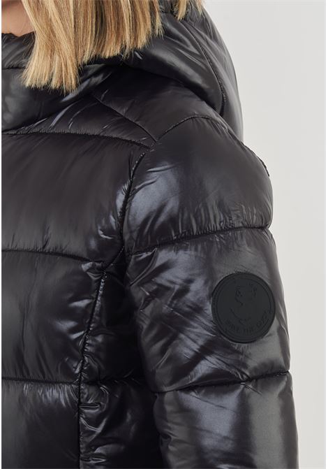 Giacca Lunga Donna Ines Nero Save The Duck | INES LOVE2110000
