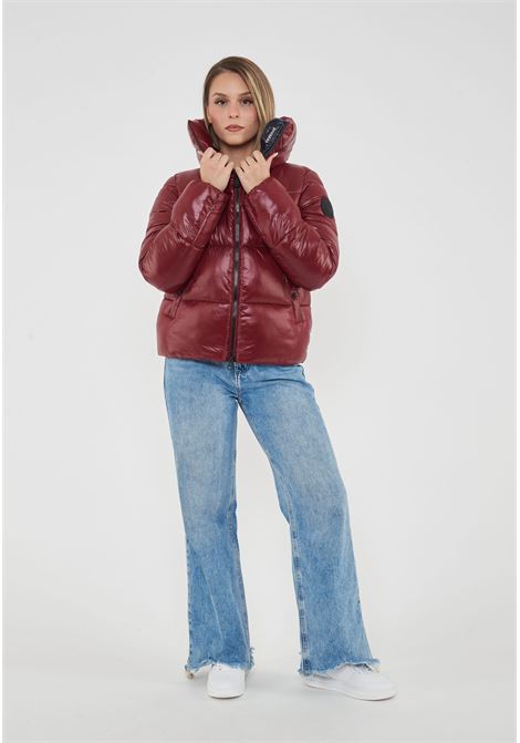 Giacca Donna Isla Wine Red Save The Duck | ISLA LOVE2170011