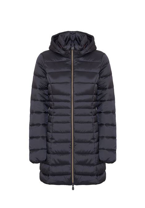 Piumino Lungo Da Donna Modello Reese Ebony Grey Save The Duck | REESE IRIS2110023