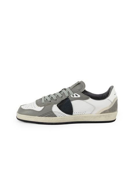 Sneaker Pgla Uomo Bianco Grigio Philippe Model | PGAL LOW MANPGLU TV01