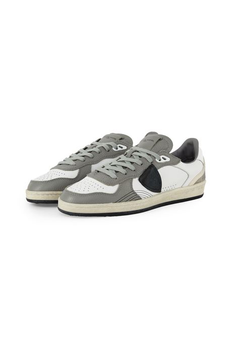 Sneaker Pgla Uomo Bianco Grigio Philippe Model | PGAL LOW MANPGLU TV01