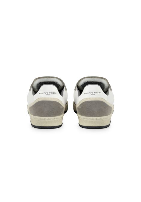 Sneaker Pgla Uomo Bianco Grigio Philippe Model | PGAL LOW MANPGLU TV01
