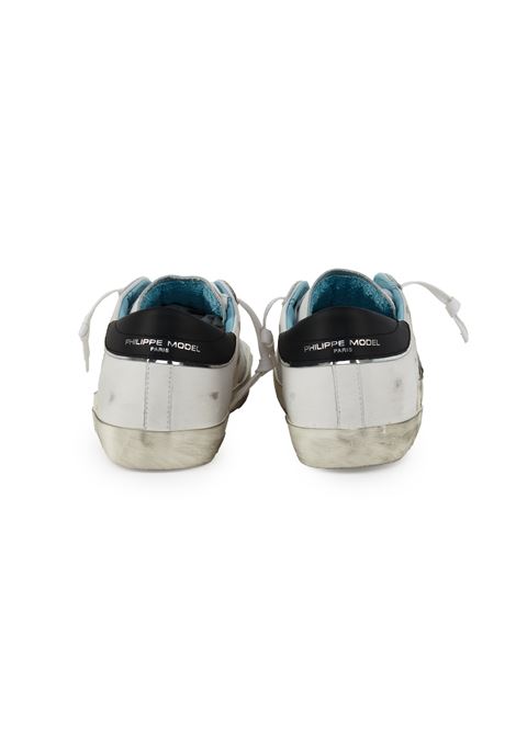 Sneaker Prsx Bianco Nero Philippe Model | PRSX LOW MANPRLU V022