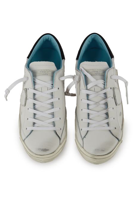 Sneaker Prsx Bianco Nero Philippe Model | PRSX LOW MANPRLU V022