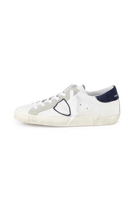 Sneaker Prsx Bianco Blue Philippe Model | PRSX LOW MANPRLU VX22