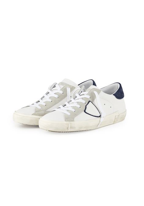 Sneaker Prsx Bianco Blue Philippe Model | PRSX LOW MANPRLU VX22