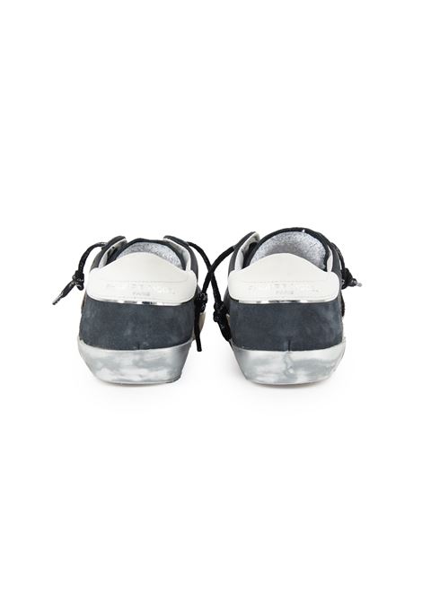 Sneaker Bassa Prsx Nero Argento Philippe Model | PRSX LOW WOMANPRLD MA01