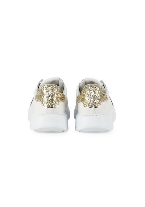 Sneaker Temple Donna Bianco Oro Philippe Model | TEMPLE LOW WOMANBTLD VG14