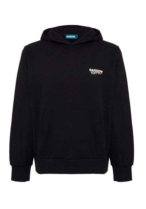 Barrow Felpa Hoodie Black Barrow | S6BWUAHS075110