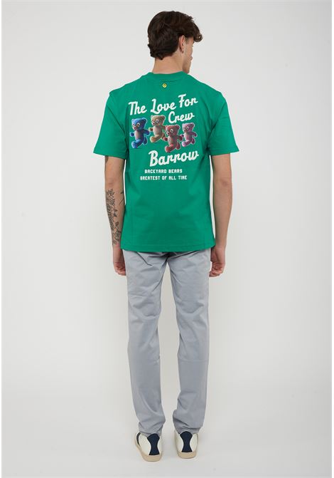 Barrow Jersey T-Shirt Green Barrow | S6BWUATH077808
